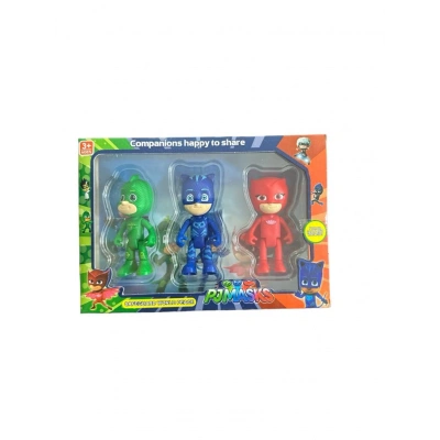 ÜÇLÜ RENKLİ MASKELİ BEBEK