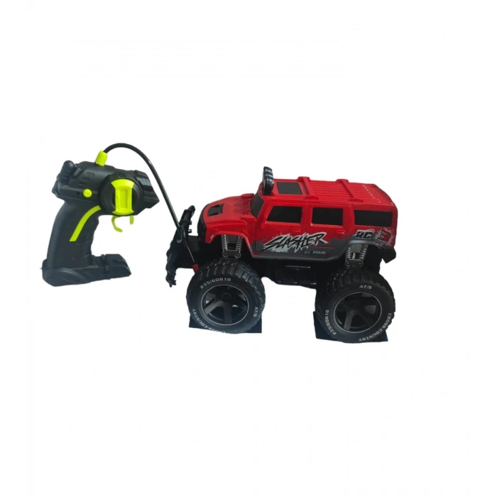 1:14 F/F ŞARJLI MONSTER HUMM. JEEP KIRMIZI