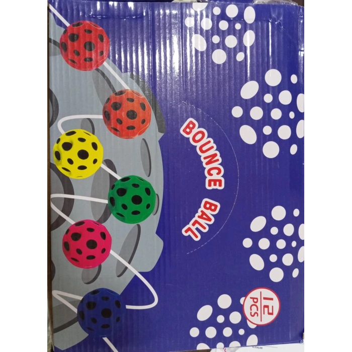 12 Lİ BİLEKLİ ZIPLAYAN STRES TOPU [384]