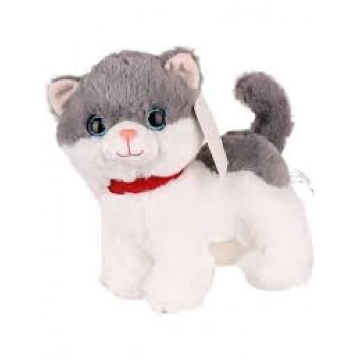 25 CM PELUŞ AYAKTA SESLİ KEDİ[96]