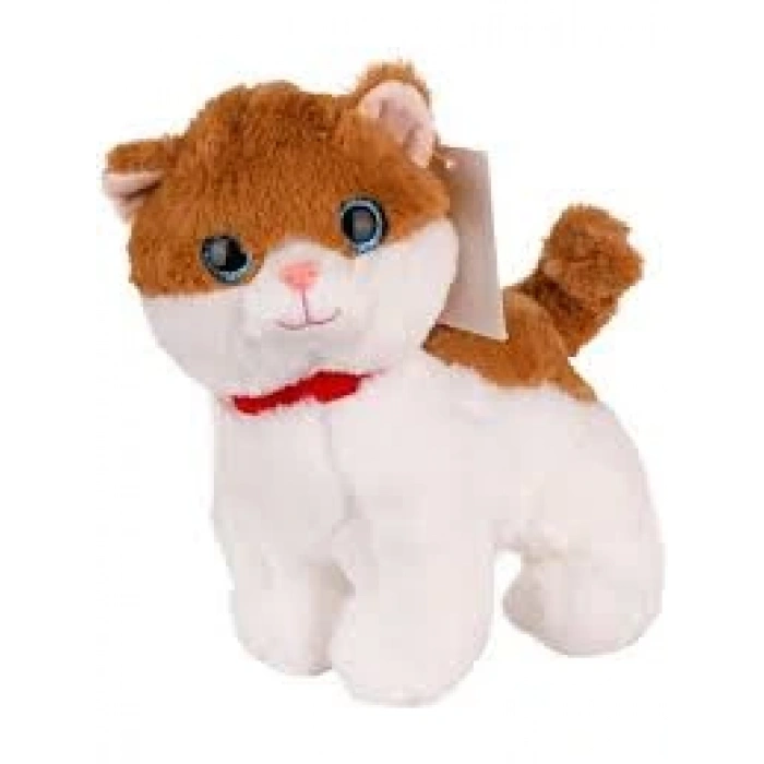25 CM PELUŞ AYAKTA SESLİ KEDİ[96]