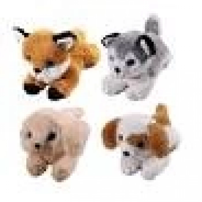 25 CM YATAN PELUŞ KÖPEK