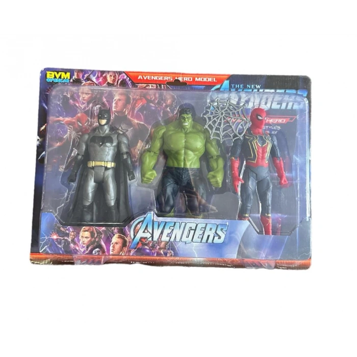 3 LÜ VAKUMLU KAHRAMAN SETİ