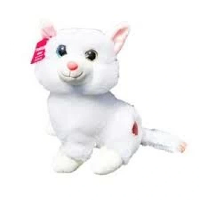30 CM PELUŞ KALPLİ KEDİ