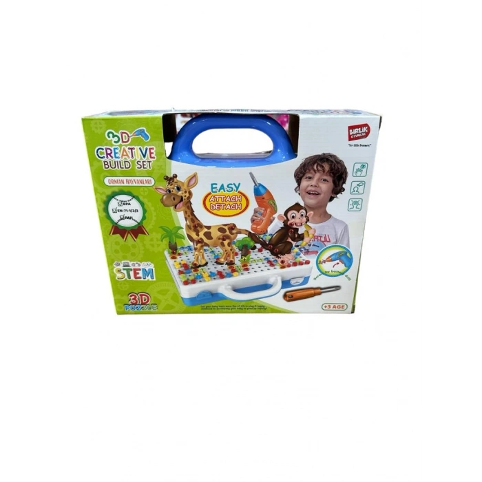 3D MATKAP SET -HAYVANLAR