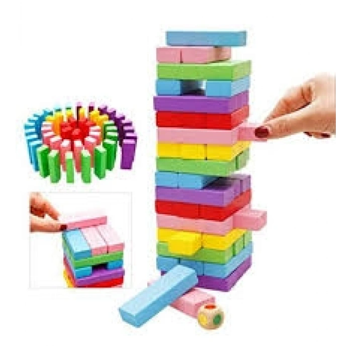 KUTULU BALANCE RENKLİ JENGA[25]