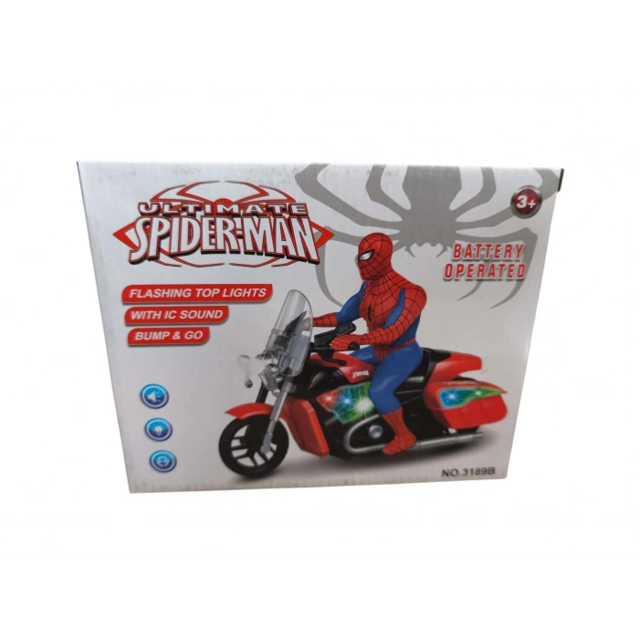 KUTULU PİLLİ SPIDERMAN MOTORSİKLET[48]