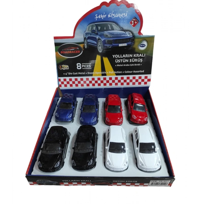 8 Lİ KUTUDA METAL ARAÇ JEEP