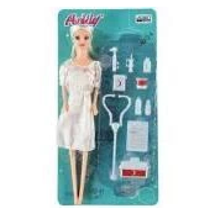 ANLILY POŞETTE DOKTOR SETLİ BEBEK[120]