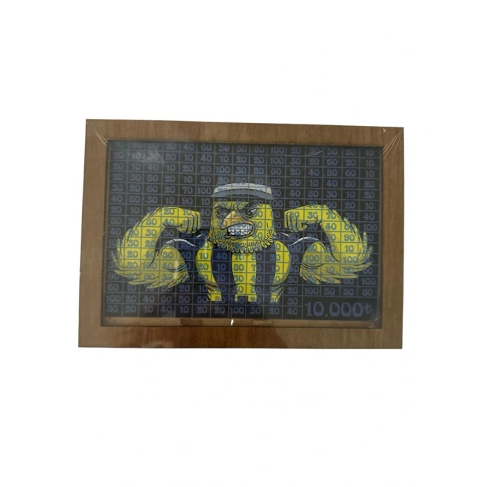 BASKILI AHŞAP KUMBARA