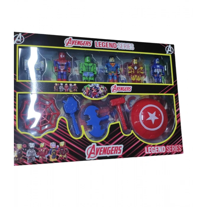BÜYÜK 6 LI MALZEMELİ AVENGERS