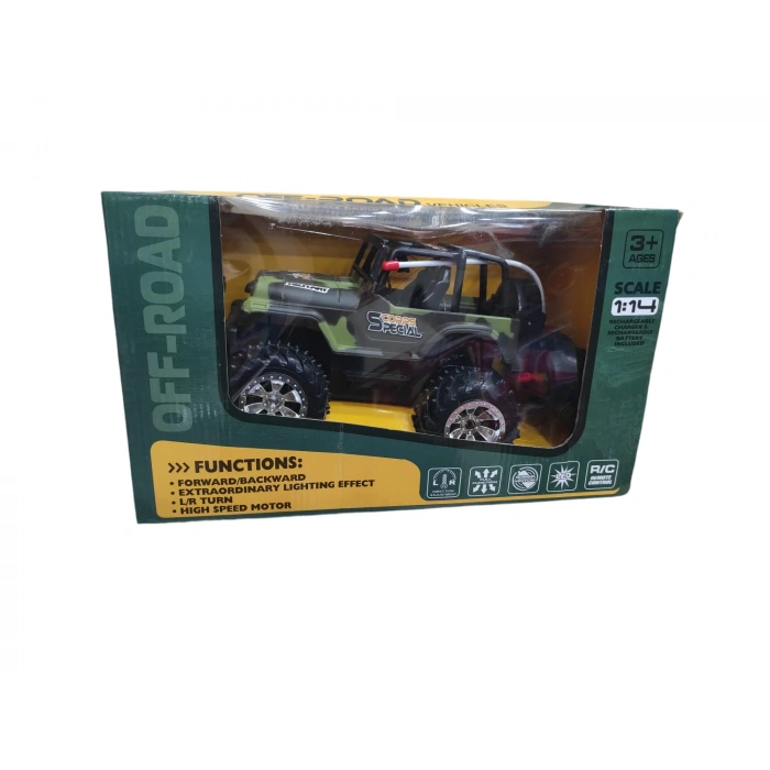 BÜYÜK KUM. ŞARJLI ASKERİ JEEP OFF ROAD