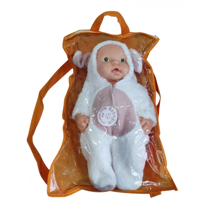 ÇANTADA HAYVAN KOSTÜMLÜ TOMBUL BEBEKLER