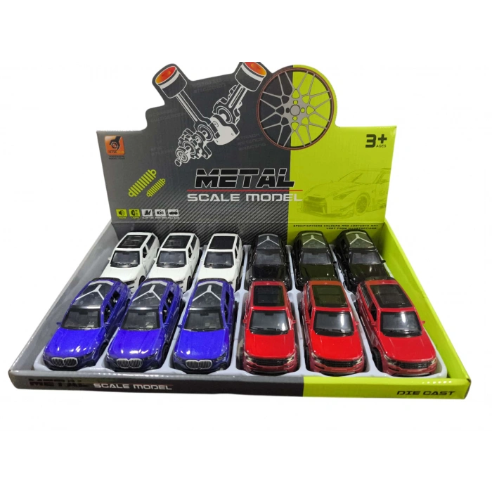 ÇEKBIRAK METAL 1:36 ÜSTÜ CAM ARABA