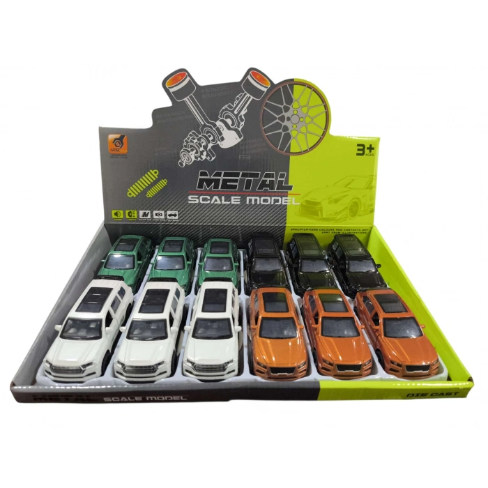 ÇEKBIRAK METAL 1:36 ÜSTÜ CAM JEEP