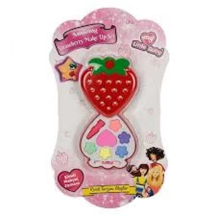 ÇİLEKLİ MAKYAJ SETİ