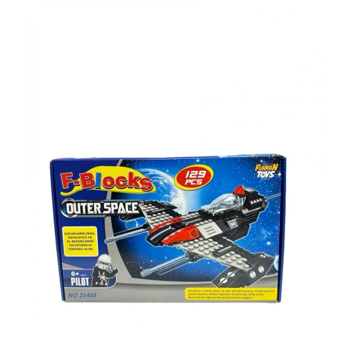 F BLOCKS UZAY SERİSİ 129 PCS
