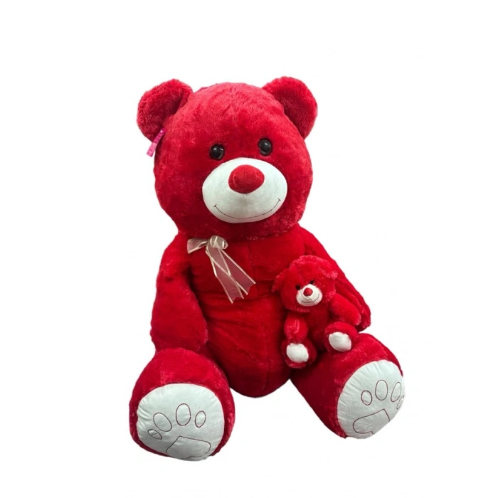 GÜLEN YAVRULU AYI 95 CM