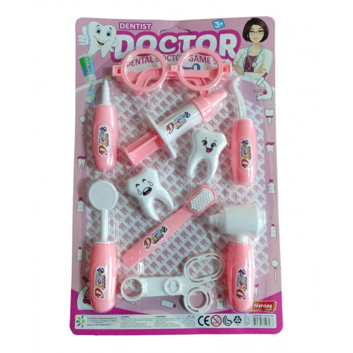 HEROES KARTELALI KIZ DİŞÇİ SETİ