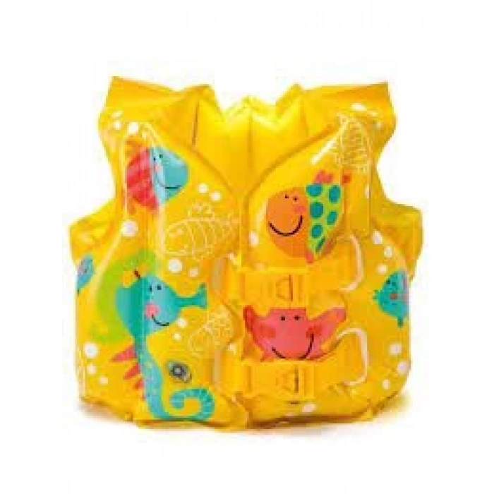 İNTEX BALIK DESENLİ BASKILI YELEK