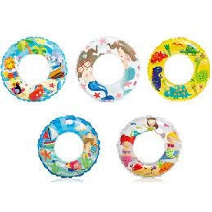 İNTEX ŞEFFAF BASKILI SİMİT 61 CM