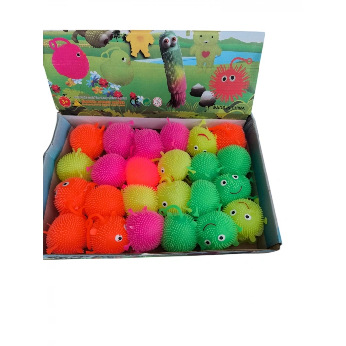 İPLİ 24 LÜ IŞIKLI YUMUŞAK KİRPİ TOP[276]