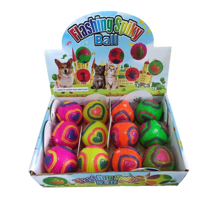 KALPLİ IŞIKLİ KİRPİ TOP