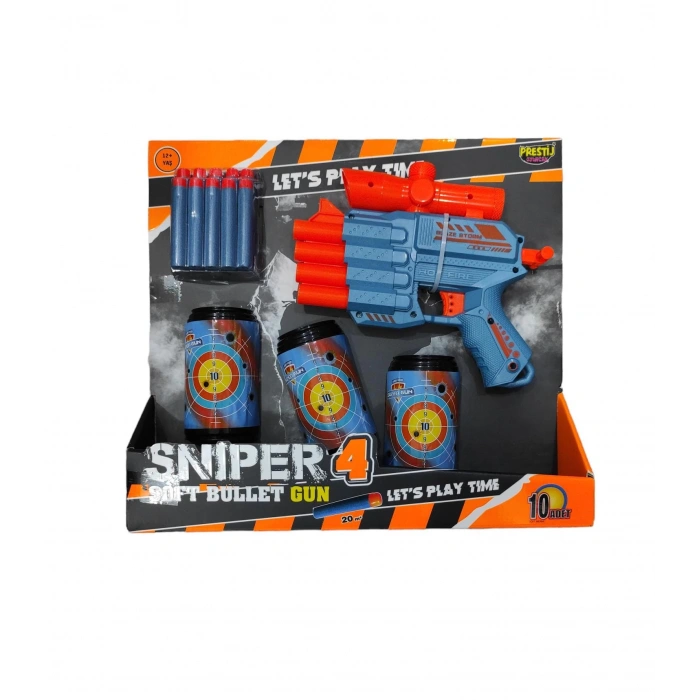 KART.HEDEFLİ 4 AĞIZLI DART ATICI SİLAH