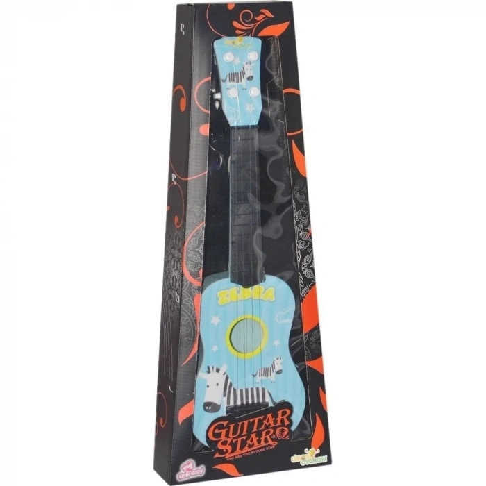 KLASİK KUTULU BASKILI GİTAR