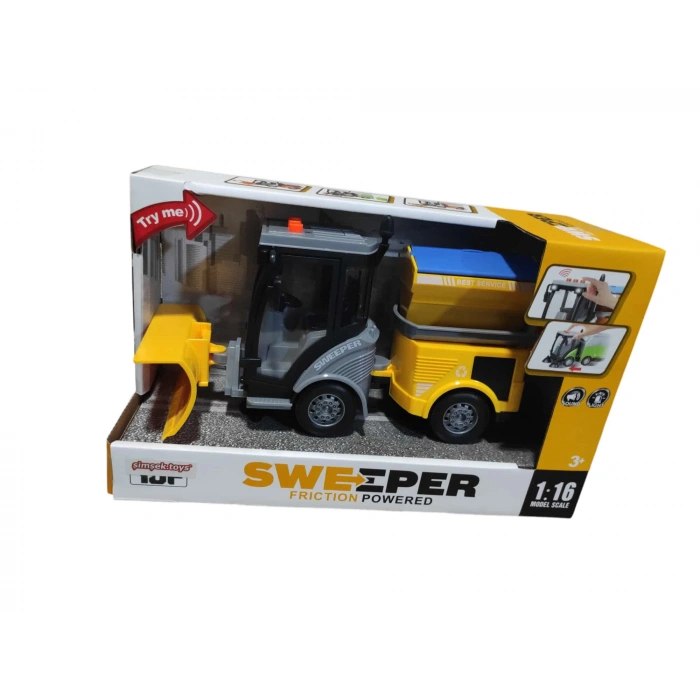 KUT. ÇARPDÖN SESLİ KEPÇE VE SÜPÜRÜCÜ MAKİNESİ