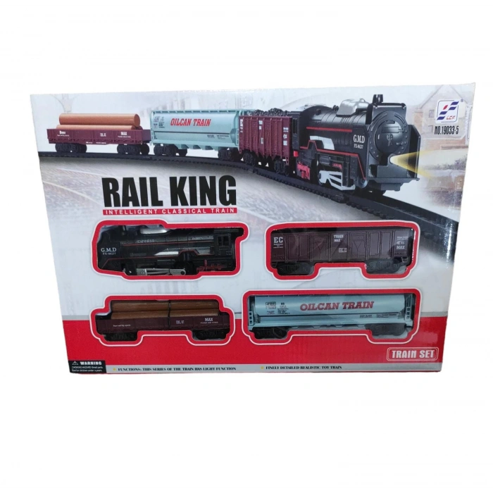 KUT. PİLLİ RAIL KING TREN