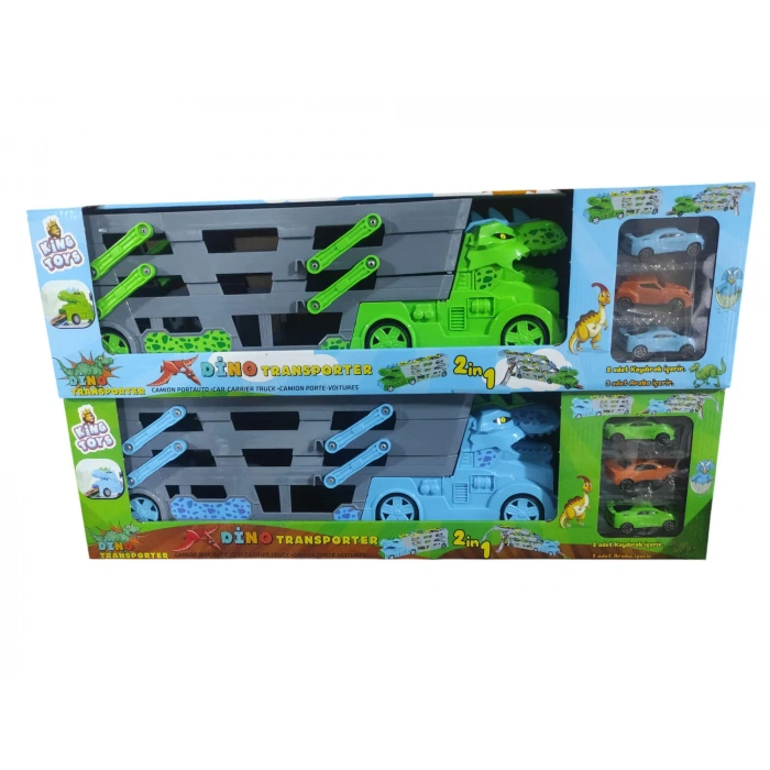 KUT. YEŞİL-MAVİ DİNAZOR ARABALI TIR