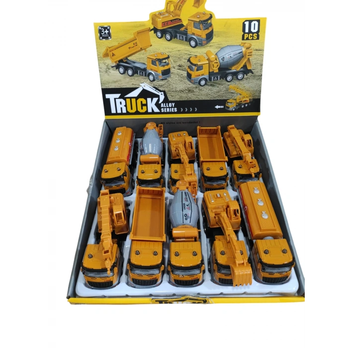 KUTUDA 10 LU SÜRMELİ İŞ MAKİNALARI