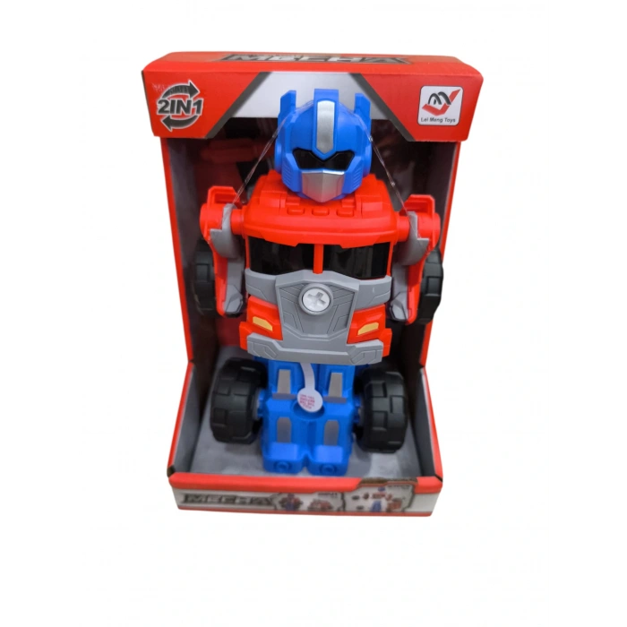 KUTUDA 2 İN1 PİLLİ KIRMIZI DÖNÜŞEN ARABA[36]