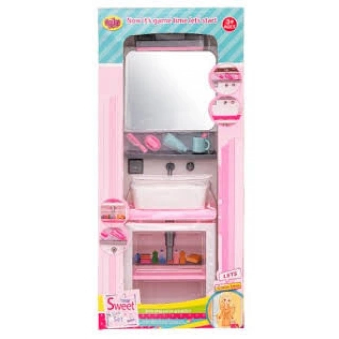 KUTUDA AYNALI LAVABO SETİ