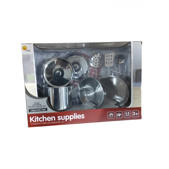 KUTUDA METAL TENCERE SETİ