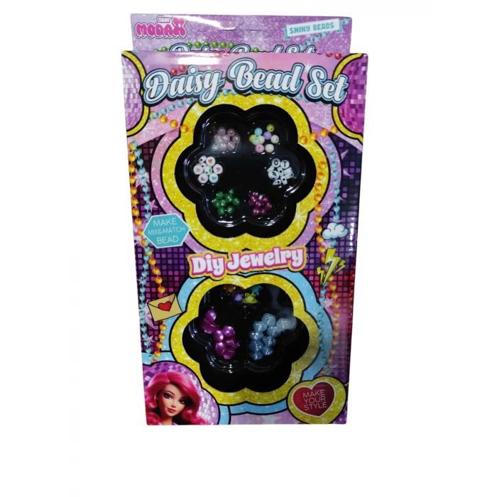 KUTUDA MODA ÇİÇEK TAKI BONCUK SETİ