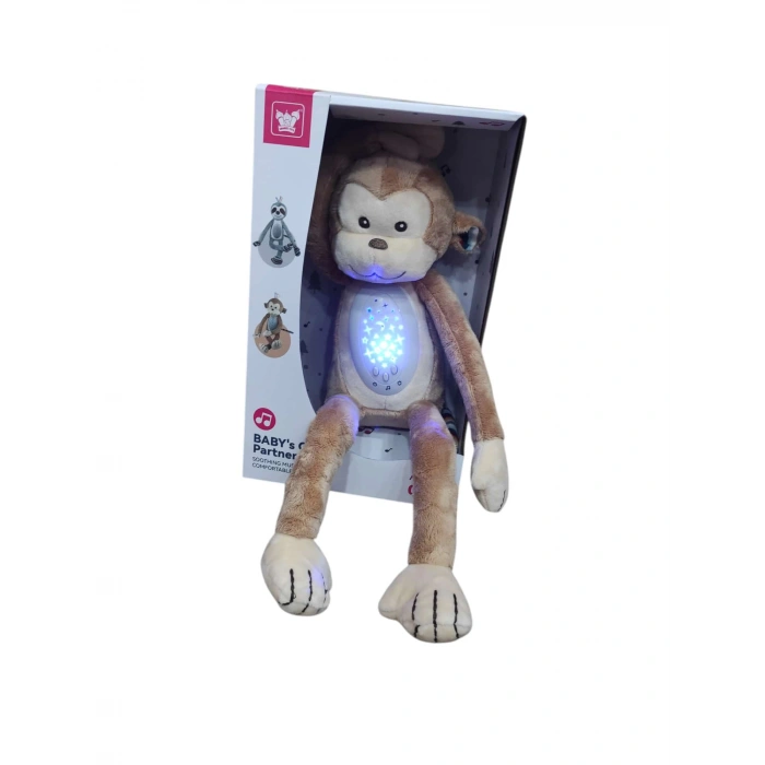 KUTUDA SESLİ MÜZ. UYKU ARK. PELUŞ MAYMUN