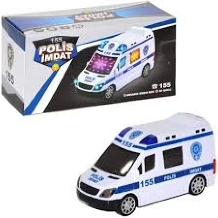 KUTULU PİLLİ KÜÇÜK POLİS ARABASI
