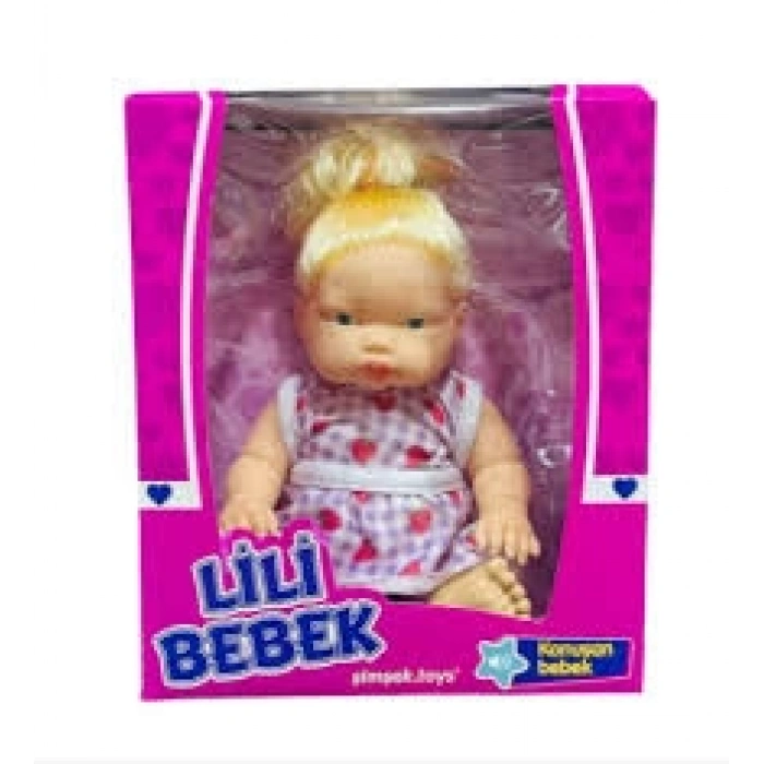 KUTULU SAÇLI MÜZİKLİ LİLİ BEBEK[40]