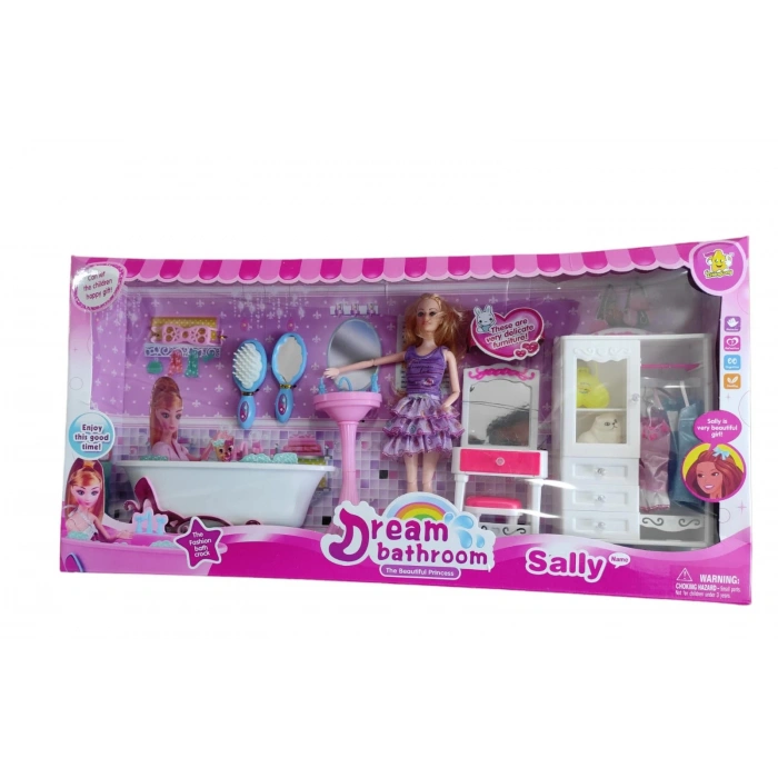 KÜVVETLİ BANYO SETLİ BEBEK