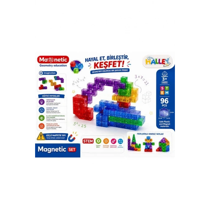 MANYETİK BLOKLAR 96 PARÇA