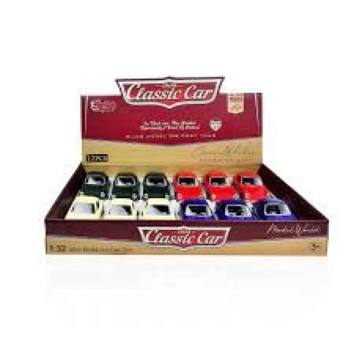 METAL ÇEK BIRAK 1:32 KASİK ARABA