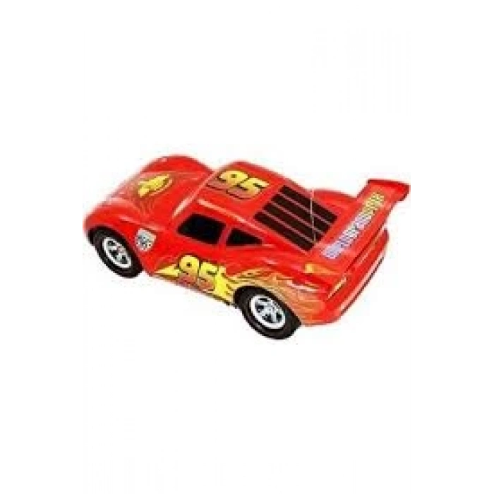 METAL MCQUEEN RENKLİ ARABA