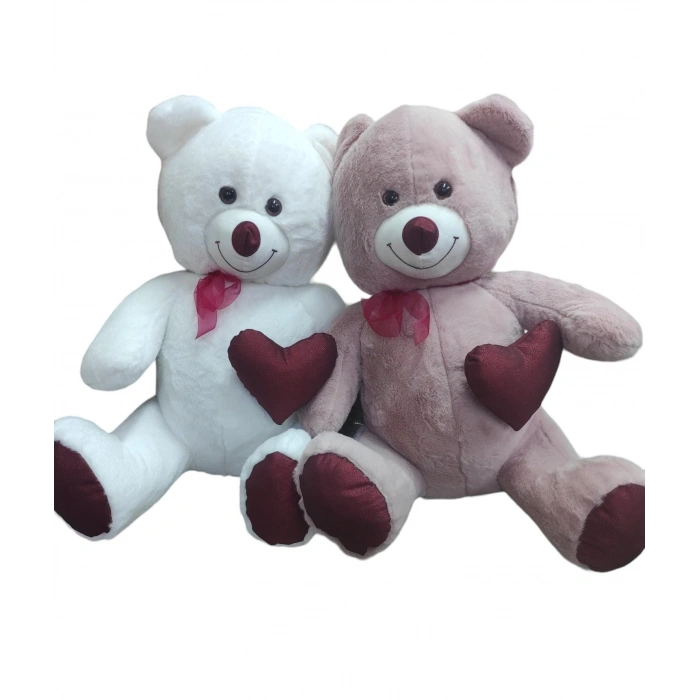 PELUŞ KALPLİ AYICIK PARLAK SERİ