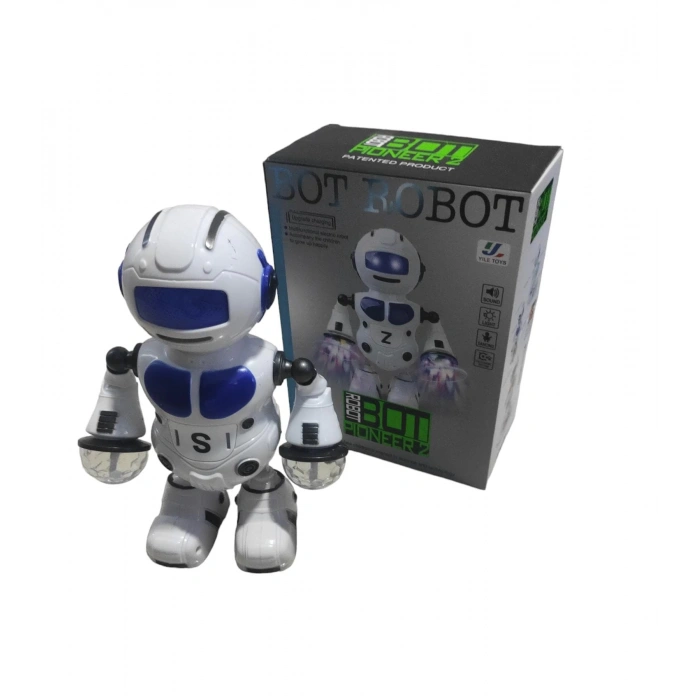 PİLLİ IŞIKLI DANSÇI ROBOT