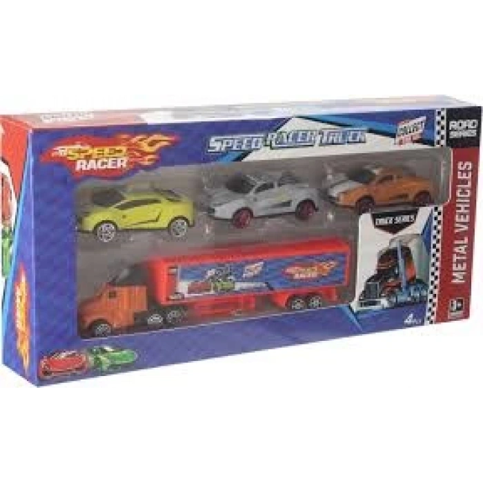 RACER TIR SETİ 3 LÜ METAL ARABALI