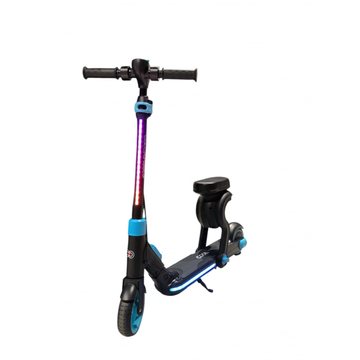 S-CLICK OTURAKLI ELEKTRİKLİ SCOOTER MAVİ