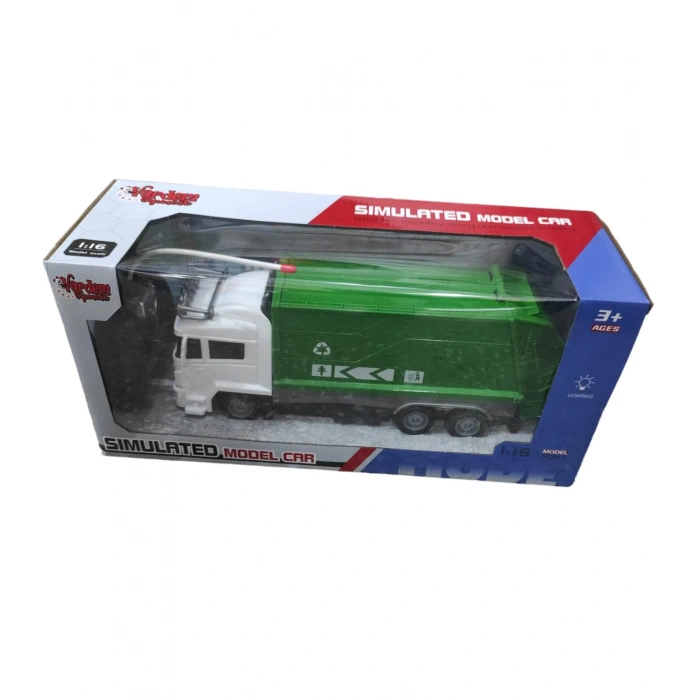 U/K F/F ŞARJLI 1:18 DAMPERLİ KAMYON