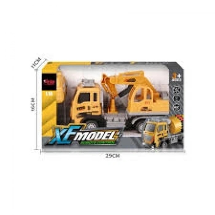 U/K F/F ŞARJLI 2.4G 6TEKER KAMYON İŞ ARAÇLARI